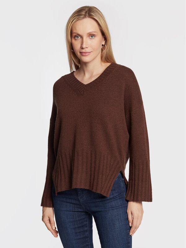 Marella Marella Пуловер Ian 33661929 Кафяв Regular Fit