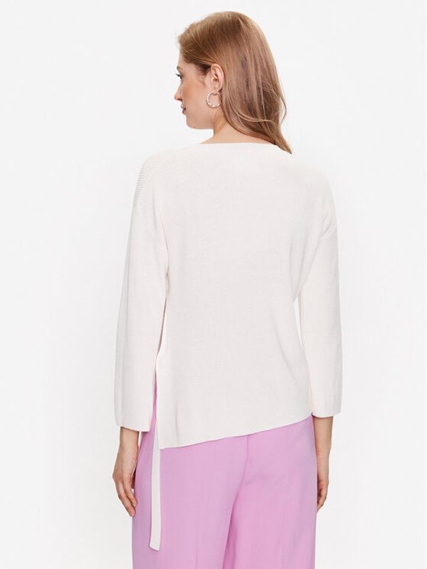 Marella Marella Пуловер Liceo 2333611035 Бял Regular Fit