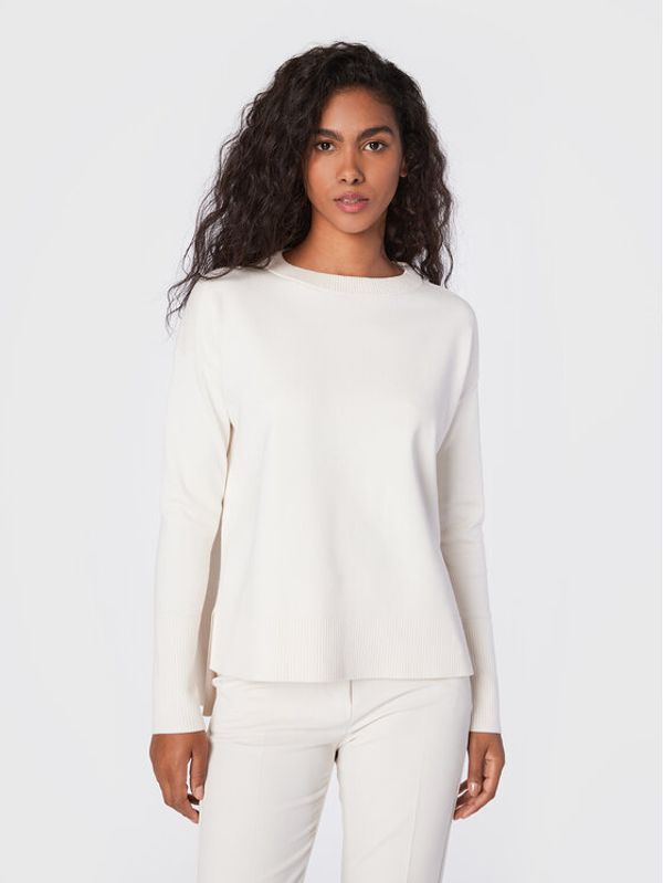 Marella Marella Пуловер Lorena 33660729 Бял Regular Fit