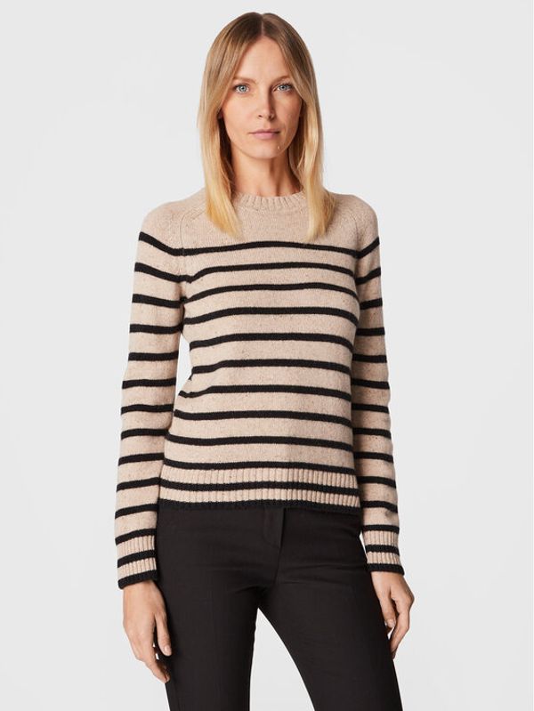 Marella Marella Пуловер Opale 33661028 Бежов Regular Fit