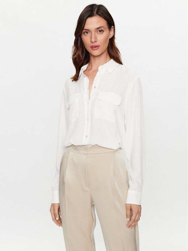 Marella Marella Риза Uvetta 2331160638200 Бял Regular Fit