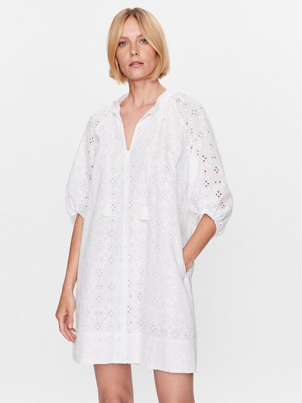 Marella Marella Рокля Oglio 2332211134 Бял Regular Fit