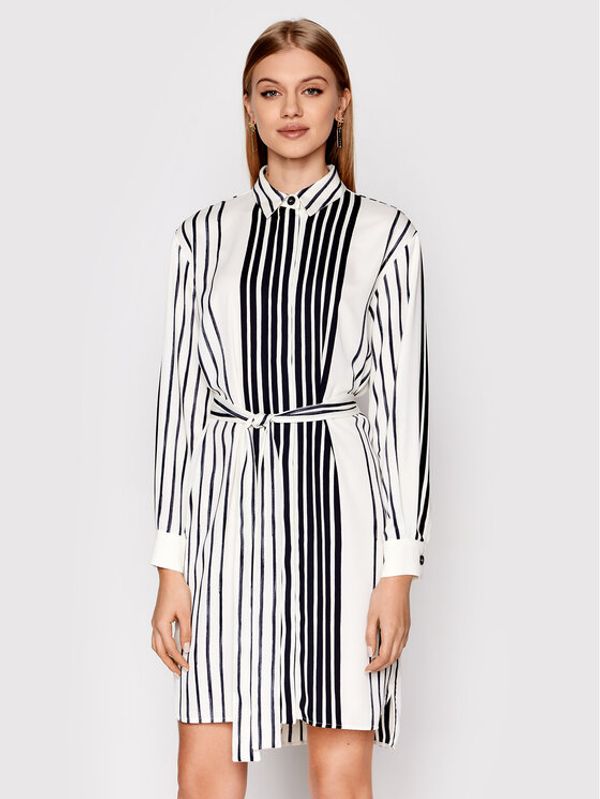 Marella Marella Рокля тип риза Agnelli 32210623 Бежов Straight Fit