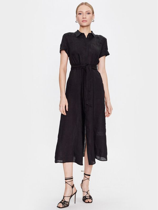 Marella Marella Рокля тип риза Banca 2332210334 Черен Regular Fit