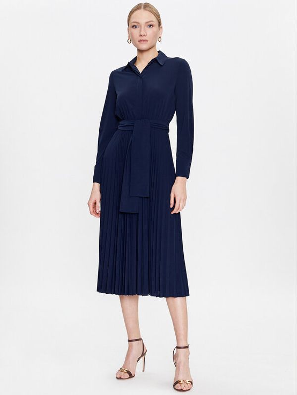 Marella Marella Рокля тип риза Egadi 2336210231 Тъмносин Regular Fit