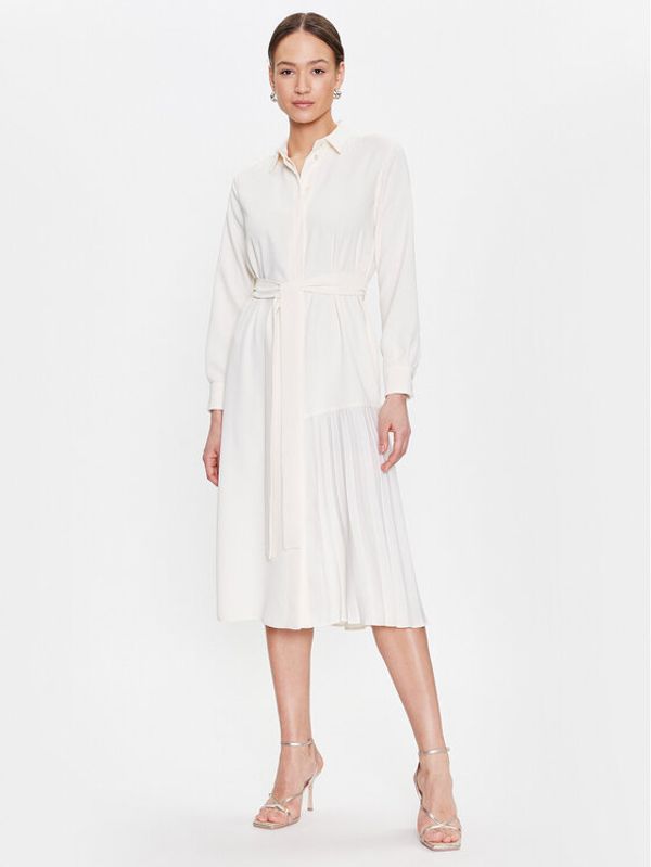 Marella Marella Рокля тип риза Stipa 2332210333 Бял Regular Fit