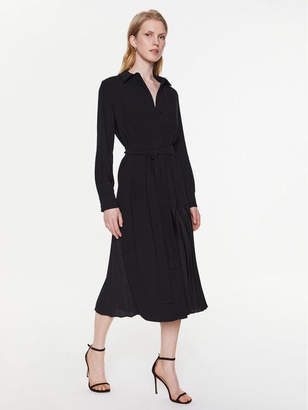 Marella Marella Рокля тип риза Stipa 2332210333 Черен Regular Fit