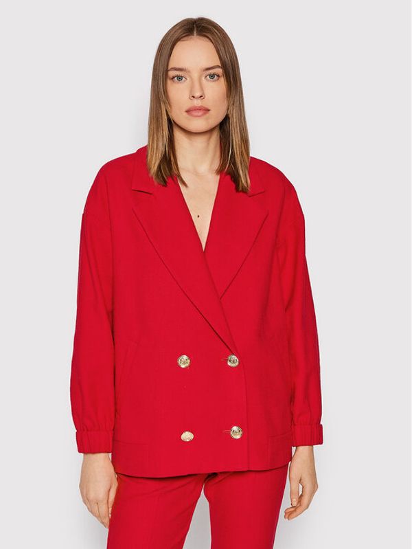 Marella Marella Сако Flavio 30810121 Червен Relaxed Fit