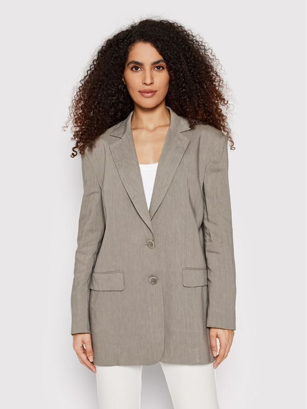 Marella Marella Сако Patty 30410125 Сив Straight Fit