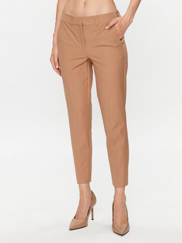 Marella Marella Текстилни панталони Aprile 2331362038200 Кафяв Regular Fit