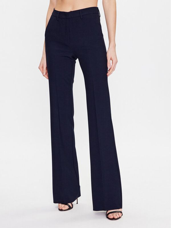 Marella Marella Текстилни панталони Morena 2331312231 Тъмносин Straight Fit