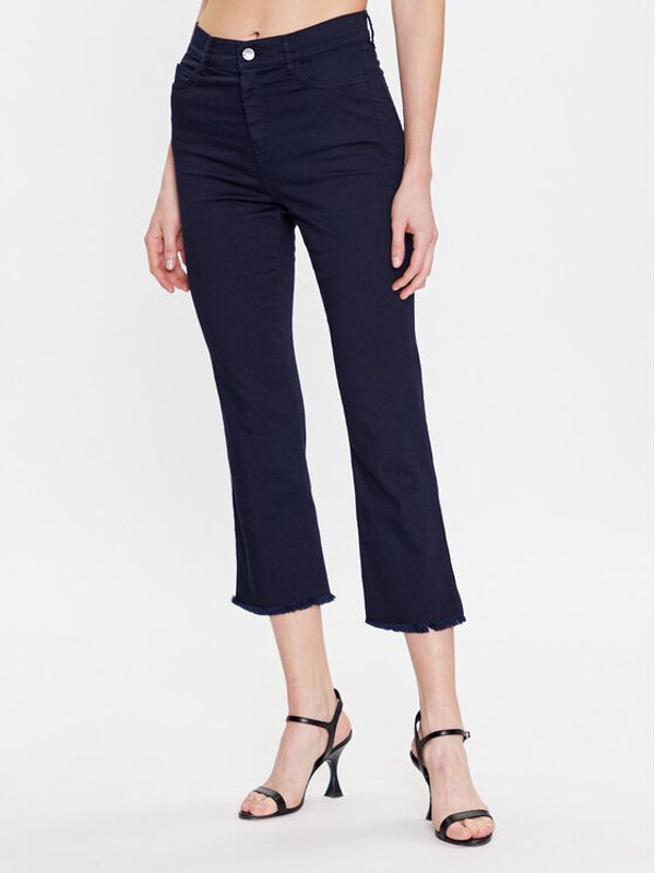 Marella Marella Текстилни панталони Olpe 2331310334 Тъмносин Cropp Flare Fit