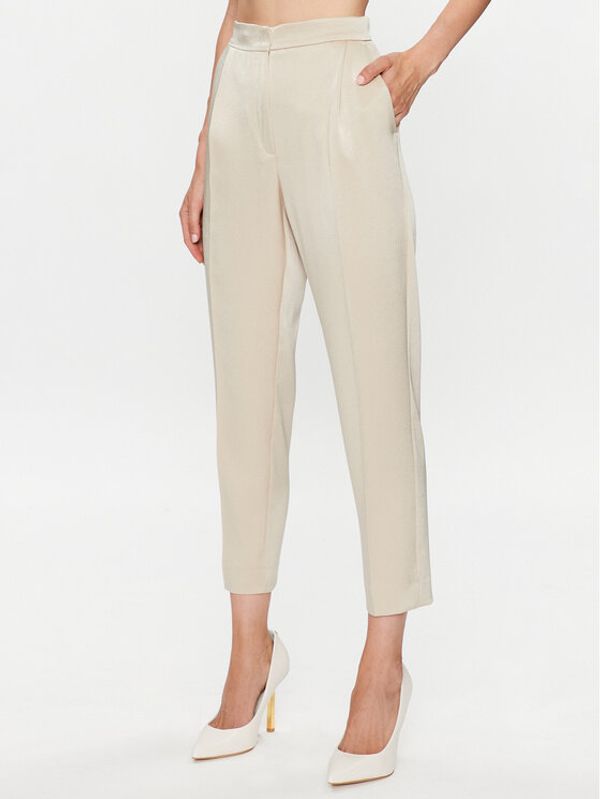 Marella Marella Текстилни панталони Perla 2331360838200 Бежов Regular Fit