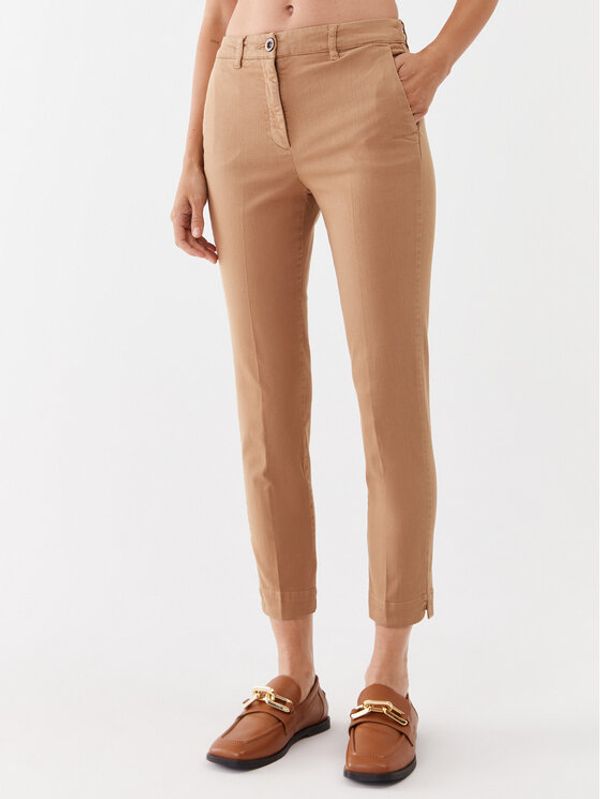 Marella Marella Текстилни панталони Rapid 2331361237200 Кафяв Regular Fit