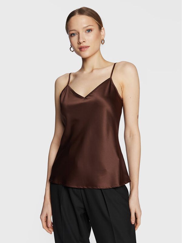 Marella Marella топ Rolf 31660129 Кафяв Regular Fit
