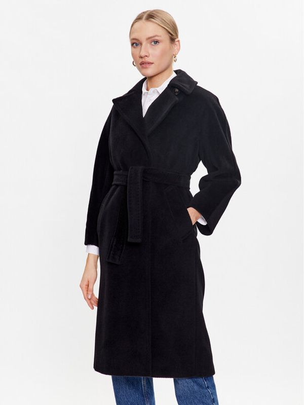 Marella Marella Вълнено палто Morfeo 30160926 Черен Regular Fit