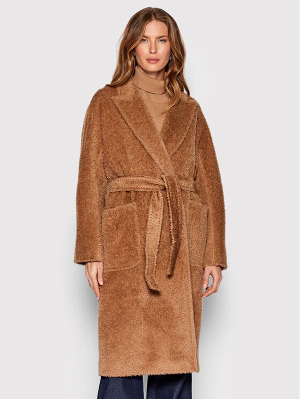 Marella Marella Вълнено палто Rise 301607282 Бежов Regular Fit