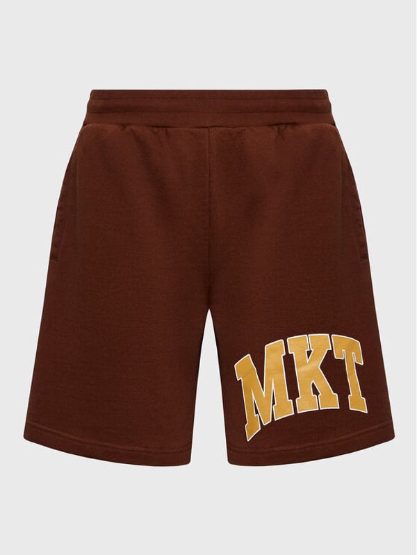 Market Market Спортни шорти SMILEY 395000594 Кафяв Regular Fit