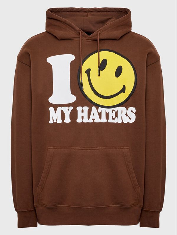 Market Market Суитшърт SMILEY 397000471 Кафяв Regular Fit