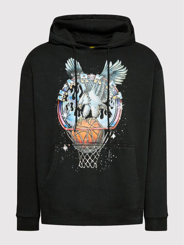 Market Market Суитшърт Unisex Dunking Eagle 397000375 Черен Relaxed Fit