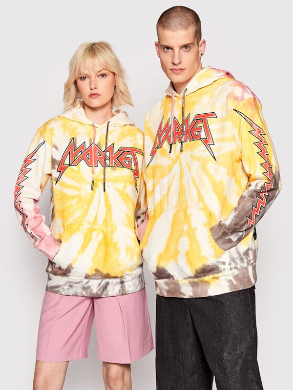 Market Market Суитшърт Unisex SMILEY Iron 397000372 Жълт Relaxed Fit