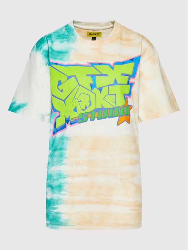 Market Market Тишърт Unisex Studio Tie Dye 399001076 Цветен Relaxed Fit