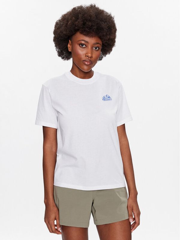 Marmot Marmot Тишърт M14415 Бял Regular Fit