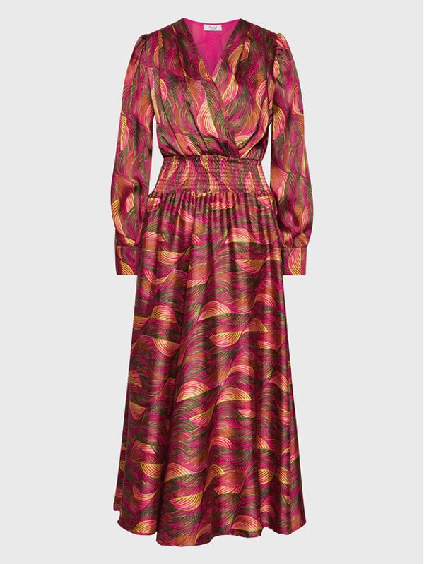 Maryley Maryley Ежедневна рокля 22IB303/13RO Розов Regular Fit