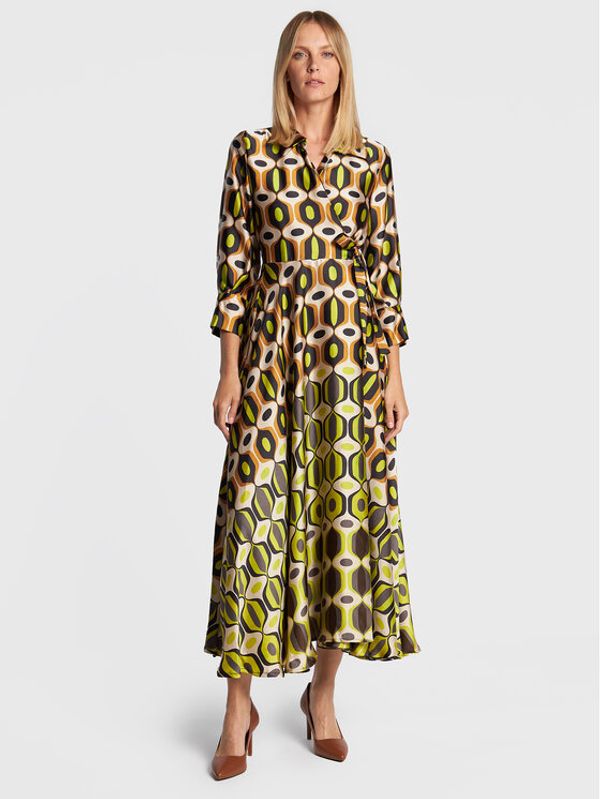 Maryley Maryley Ежедневна рокля 22IB330/17BE Бежов Regular Fit