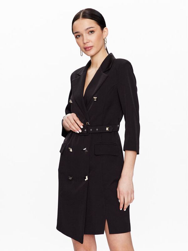 Maryley Maryley Коктейлна рокля 23EB372/M14 Черен Regular Fit