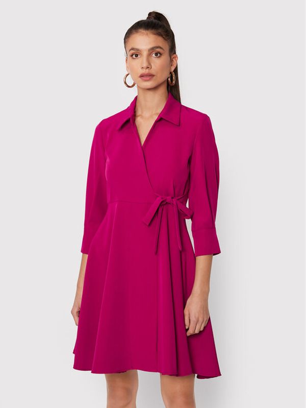 Maryley Maryley Рокля тип риза 22IB313/41CL Виолетов Regular Fit