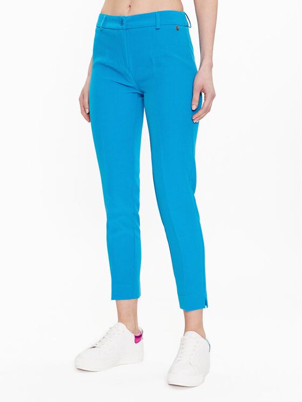 Maryley Maryley Текстилни панталони 23EB52Z/M08/43FI Син Slim Fit