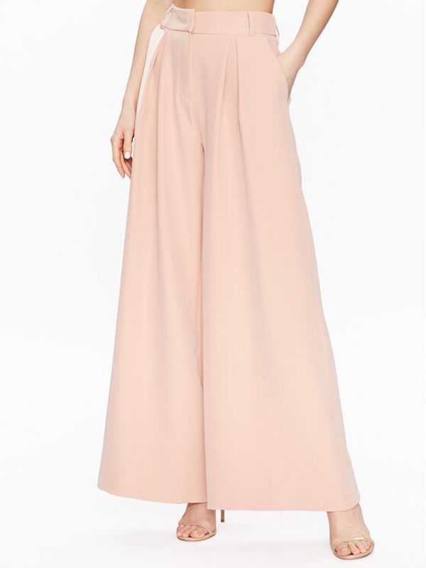 Maryley Maryley Текстилни панталони 23EB564/43NU Бежов Relaxed Fit