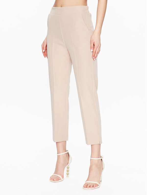 Maryley Maryley Текстилни панталони 23EB616/43PE Бежов Regular Fit