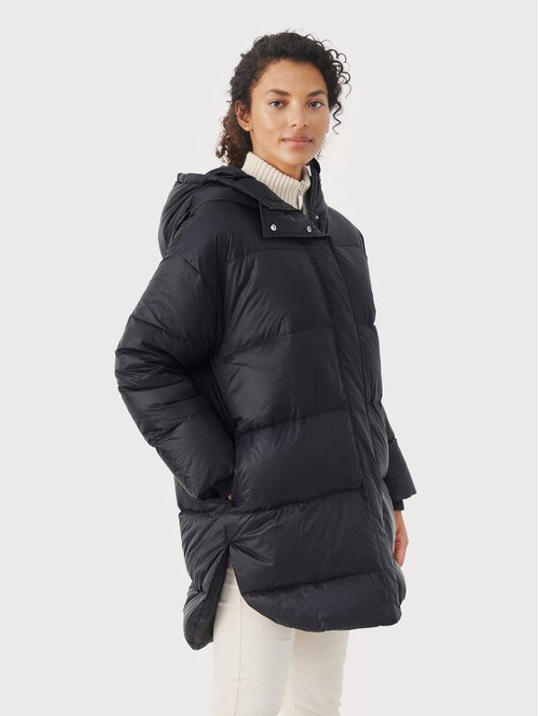 Matinique Matinique Пухено яке Reem 30306917 Черен Relaxed Fit