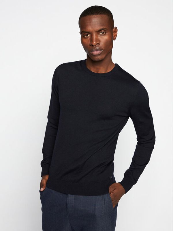 Matinique Matinique Пуловер Petro 30206499 Тъмносин Regular Fit