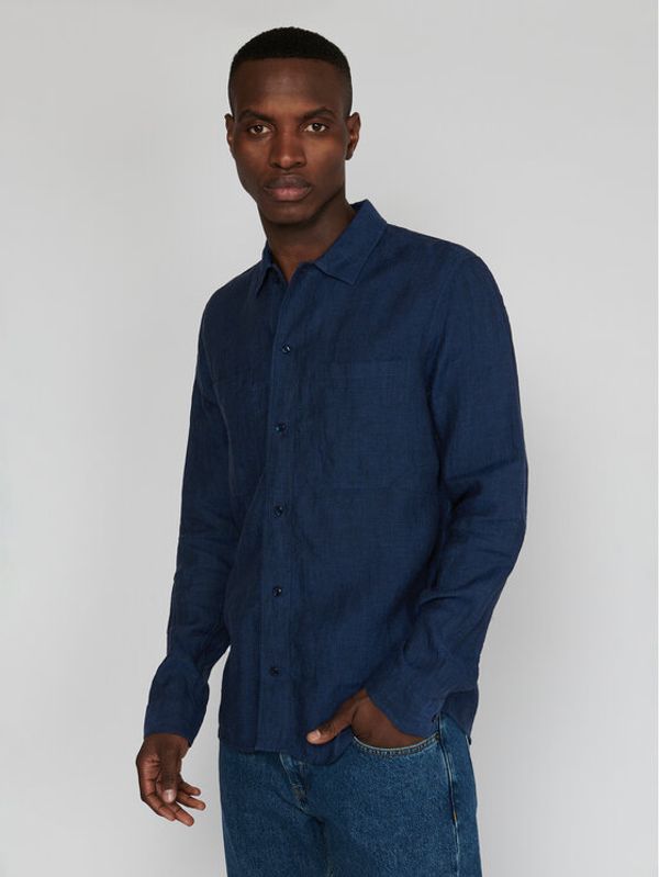Matinique Matinique Риза 30206577 Тъмносин Regular Fit