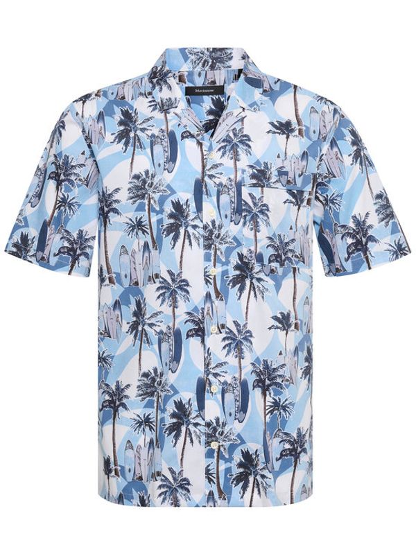 Matinique Matinique Риза 30206633 Син Regular Fit