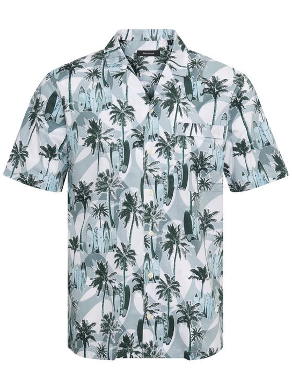 Matinique Matinique Риза 30206633 Зелен Regular Fit