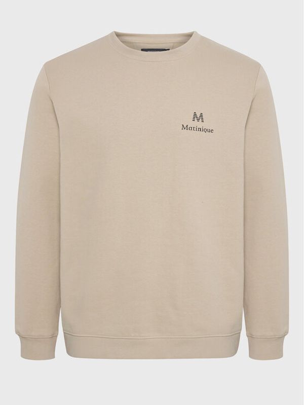 Matinique Matinique Суитшърт Bradley 30206029 Бежов Regular Fit