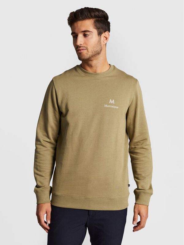 Matinique Matinique Суитшърт Bradley 30206029 Зелен Regular Fit