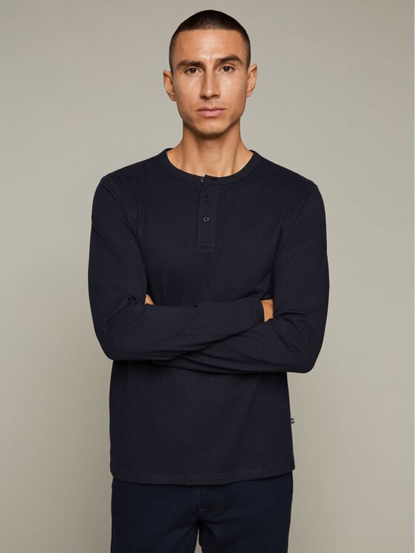 Matinique Matinique Тениска с дълъг ръкав Jerma 30206426 Тъмносин Regular Fit