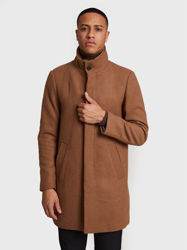 Matinique Matinique Вълнено палто Harvey 30203845 Кафяв Regular Fit