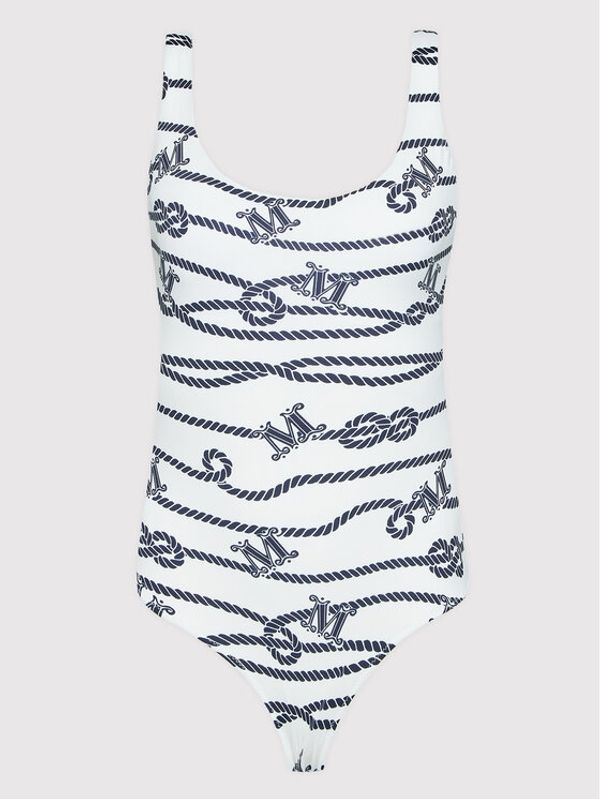 Max Mara Beachwear Max Mara Beachwear Бански костюм Rodano 38311228 Бял