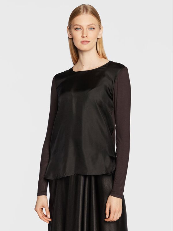 Max Mara Leisure Max Mara Leisure Блуза Borneo 39460926 Черен Regular Fit