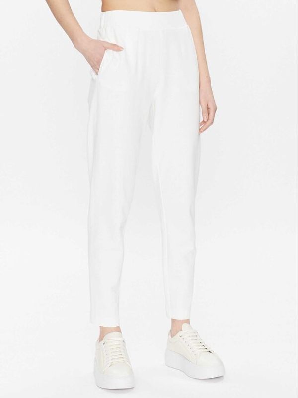 Max Mara Leisure Max Mara Leisure Долнище анцуг Pesca 23378109 Бял Regular Fit