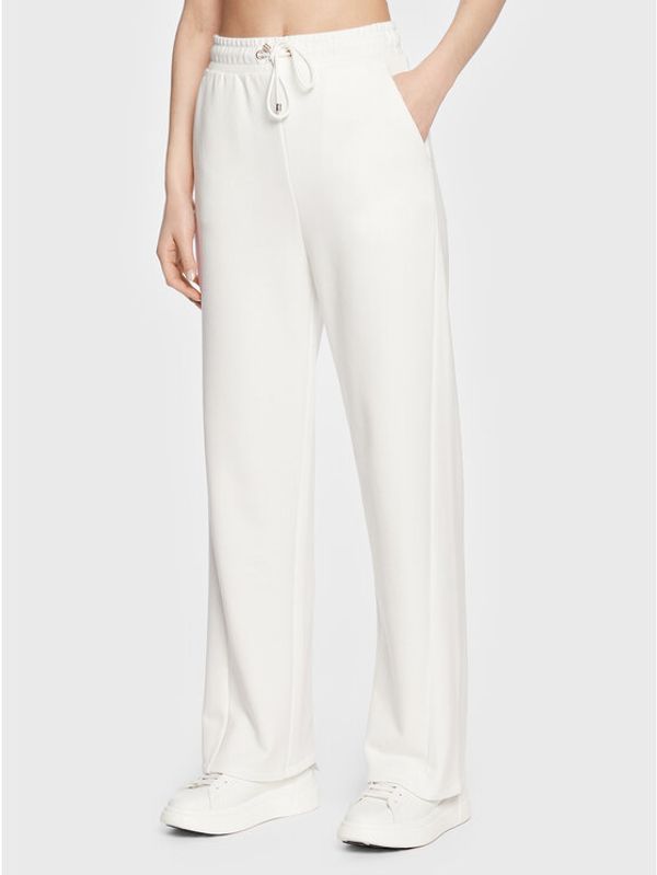 Max Mara Leisure Max Mara Leisure Долнище анцуг Ultra 23378104 Бял Relaxed Fit