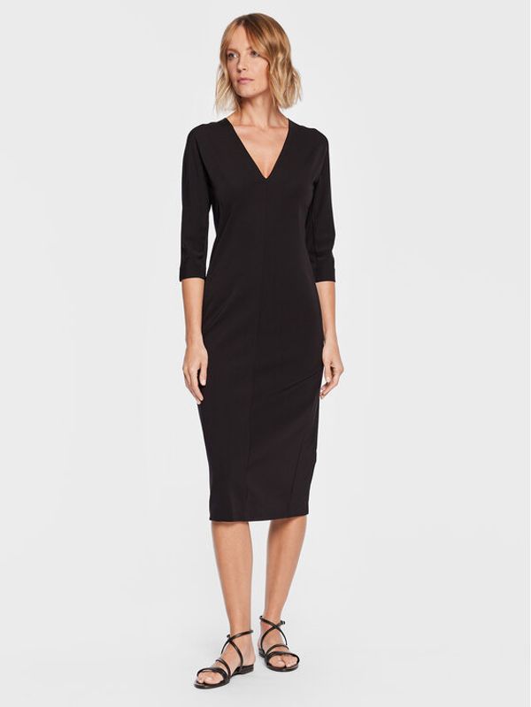 Max Mara Leisure Max Mara Leisure Ежедневна рокля Palo 23362106 Черен Regular Fit