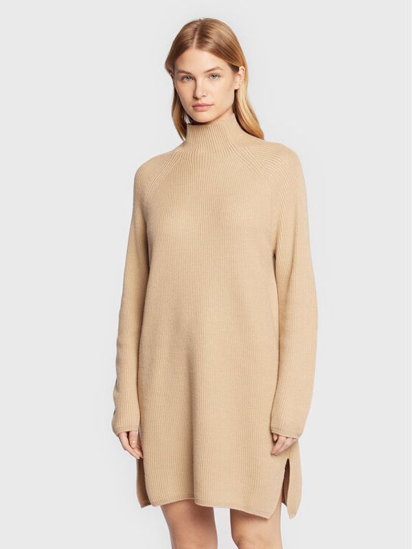Max Mara Leisure Max Mara Leisure Плетена рокля Slalom 33260226 Бежов Regular Fit