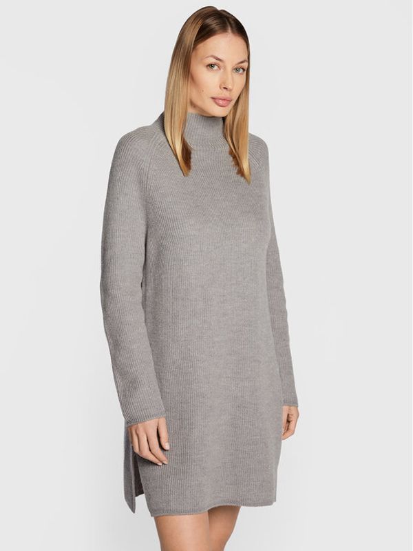 Max Mara Leisure Max Mara Leisure Плетена рокля Slalom 33260226 Сив Regular Fit